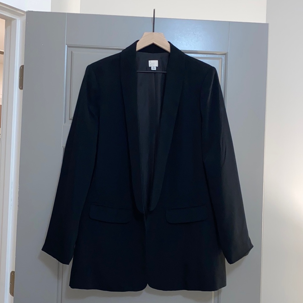 a new day (Target) Open Face Blazer, Black, XL